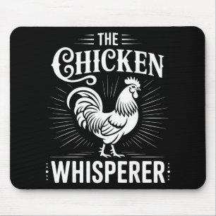 Hühnerflüsterer Geflügelzüchter Hahn _2 Mousepad