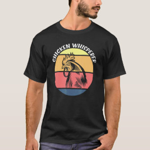 Hühnerflüsterer Hahn Farm Tier Bauer Retro T-Shirt
