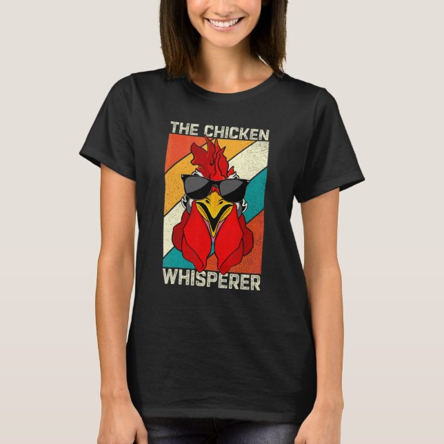 Hühnerflüsterer Hinterhof Hühnerbauer T-Shirt (Vorderseite)