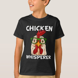Hühnerflüsterer Hühnerbauer Nerd Bauernhof Hahn T-Shirt