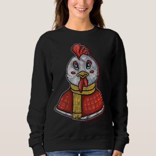 Hühnerfrauen Männer züchten Pantomime Sweatshirt