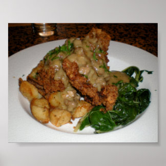 Hühnerfried Steak! Poster