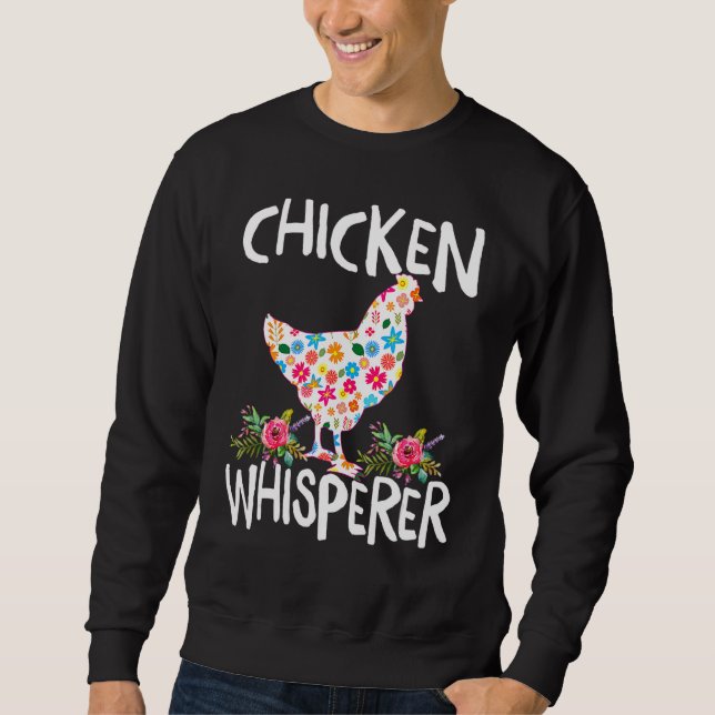 Hühnerhähnchen für Bauern Sweatshirt (Vorderseite)
