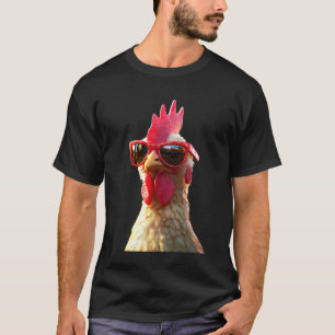 Hühnerhenne Weibliches Küken Farm Gackern Landwirt T-Shirt