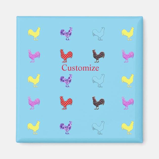 Hühnerhennen Thunder_Cove Magnet (Vorne)