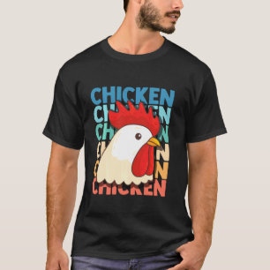 Hühnerherde Ei Henne Landwirt Züchter Hinterhof T-Shirt