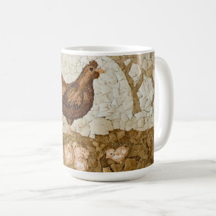 Hühnerhof-Tasse Kaffeetasse