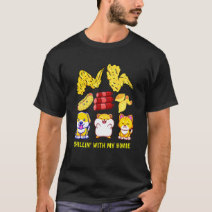Hühnerhühner-Wing-Hotdog und Bologna für K T-Shirt