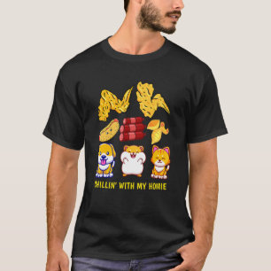 Hühnerhühner-Wing-Hotdog und Bologna für K T-Shirt