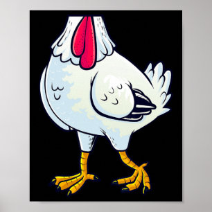 Hühnerkostüm Körper Funny Farm Animal Farm Hal Poster
