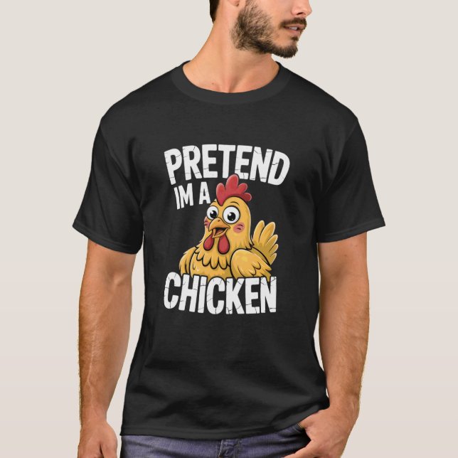 Hühnerkostüm T-Shirt (Vorderseite)