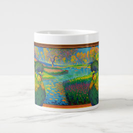 Hühnerkreis-Tasse Jumbo-Tasse