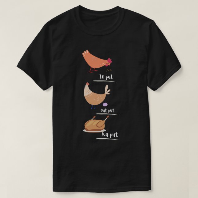 Hühnerleben T-Shirt (Design vorne)
