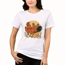 Hühnerliebhaber Damen T-Shirt