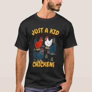 Hühnerliebhaber Farmer Toddler Nur Ein Kind Das Li T-Shirt
