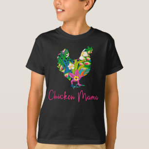 Hühnermama beim Bauern Bauer Frau niedlich Hühnche T-Shirt