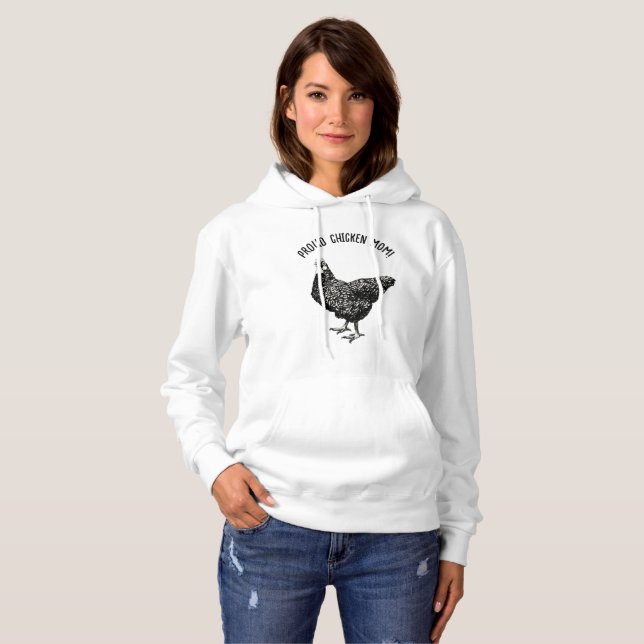 Hühnermutter! Hoodie (Vorne ganz)