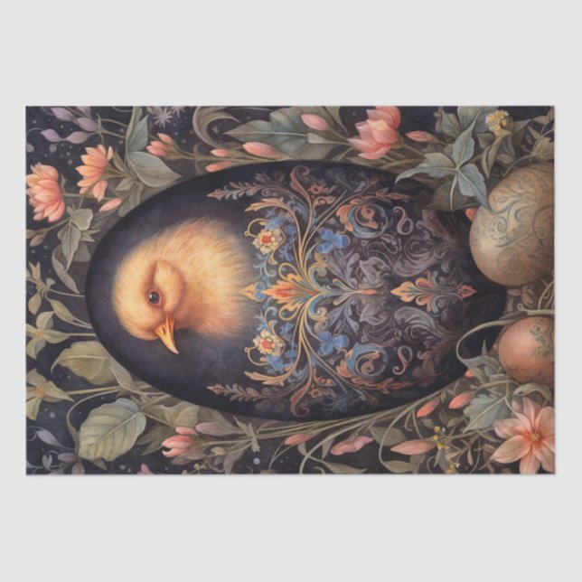 Hühneroaster Seidenpapier (Vorderseite)