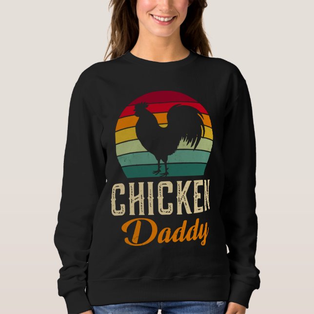 Hühnerpapa 24 sweatshirt (Vorderseite)