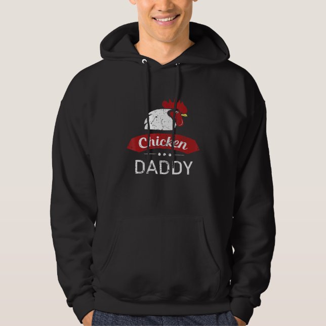 Hühnerpapa Geflügel Vater Bauer Männer Frauen Ki Hoodie (Vorderseite)