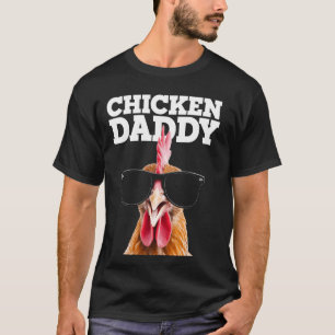 Hühnerpapa Hahn Papa Bauer Lustiges Huhn Liebhaber T-Shirt