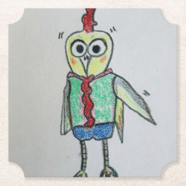 Hühnerpapier-Untersetzer Untersetzer