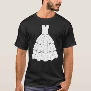 Hühnerparty-Hochzeitskleid Hochzeit Hühnerparty T-Shirt