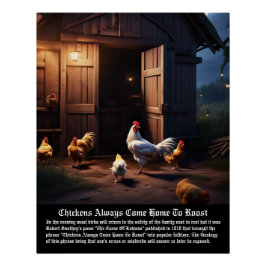 Hühnerposter Poster