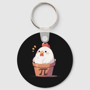 Hühnerpot Pi Day Männer Frauen Kinder Mathematikle Schlüsselanhänger