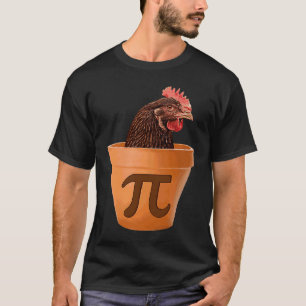 Hühnerpot Pi I Keine Sorge Rooster Kopf Farm Anim T-Shirt