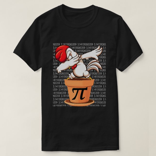 Hühnerpot Pi Shirt Pi Tag 2023 Sonnenmathematik 3  (Design vorne)