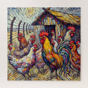 Hühnerpuzzle 600 Stück