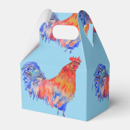 Hühnerrooster Boys Geburtstag individueller Name Geschenkschachtel