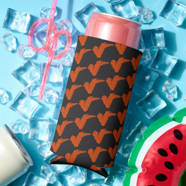 Hühnerschaum Slim Seltzer kann kühler Selters Dosenkühler (In Situ Sommer)