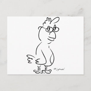 Hühnerspeces Postkarte