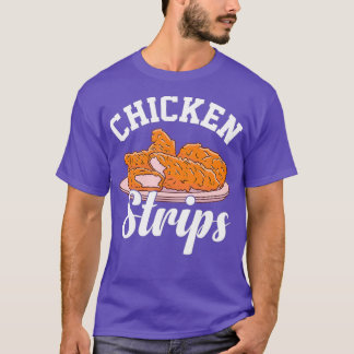 Hühnerstreifen Frittierte Tenders Heißläufer T-Shirt