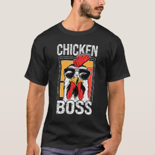 Hühnervater cooler Hahn für Landwirte oder Bauern T-Shirt
