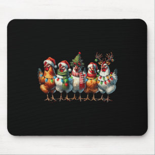 Hühnerweihleuchten Farm Tier Niedlichen Weihnachts Mousepad