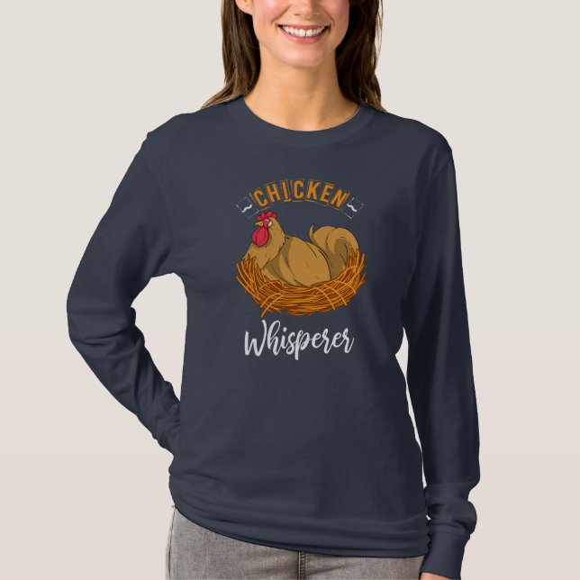 HühnerWhisperfarm Animal Lover Poultry T-Shirt (Vorderseite)
