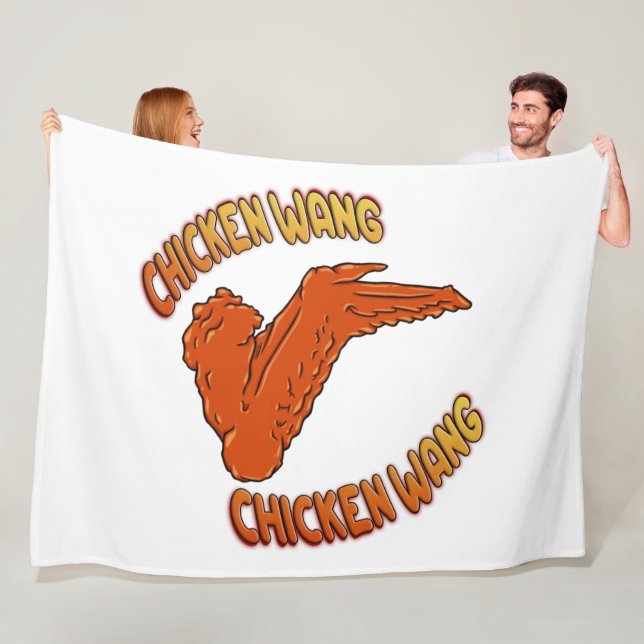 Hühnerwickel Fleece Blanket, alle Größen (Beispiel)