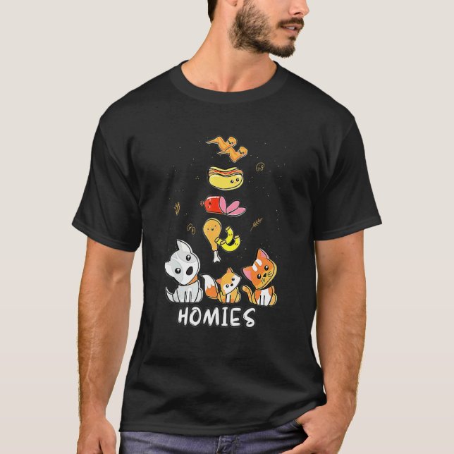 Hühnerwing Hühnchen Wing Hot Dog Bologna T-Shirt (Vorderseite)