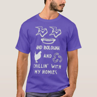 Hühnerwing Hühnchen Wing Hot Dog Bologna Vira T-Shirt