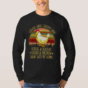 Hühnerwing Hühnchen Wing Hot Dog Bologna Virno So T-Shirt