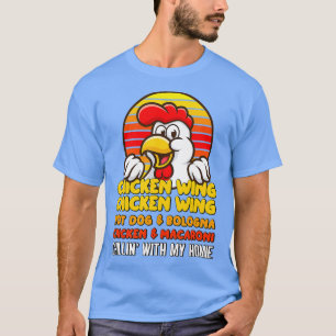 Hühnerwing Hühnerwing Hotdog und Bologna T-Shirt