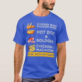 Hühnerwing Hühnerwing Hotdog und Bologna T-Shirt