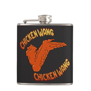 Hühnerwing Vinyl-Wrapped Flask Flachmann