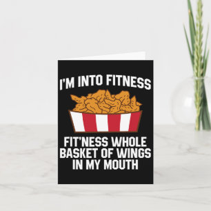 Hühnerwings Zitat Hot Wing Fast Food Funny Funny C Karte