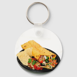 Hühnerwrap Schlüsselanhänger