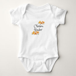 Hühnerzelt mit Hühnern Baby Strampler