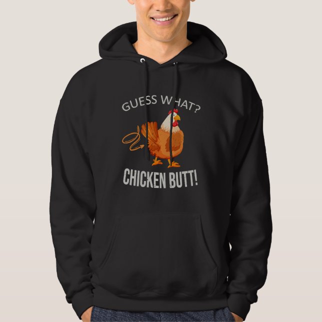 Hühnerzucht Hintern Hoodie (Vorderseite)